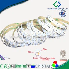Qualidade superior dc12v/24v alto lúmen rgba 4 cores em uma tira conduzida, rgb + âmbar 4-em-1 tira conduzida com 72 leds/m
